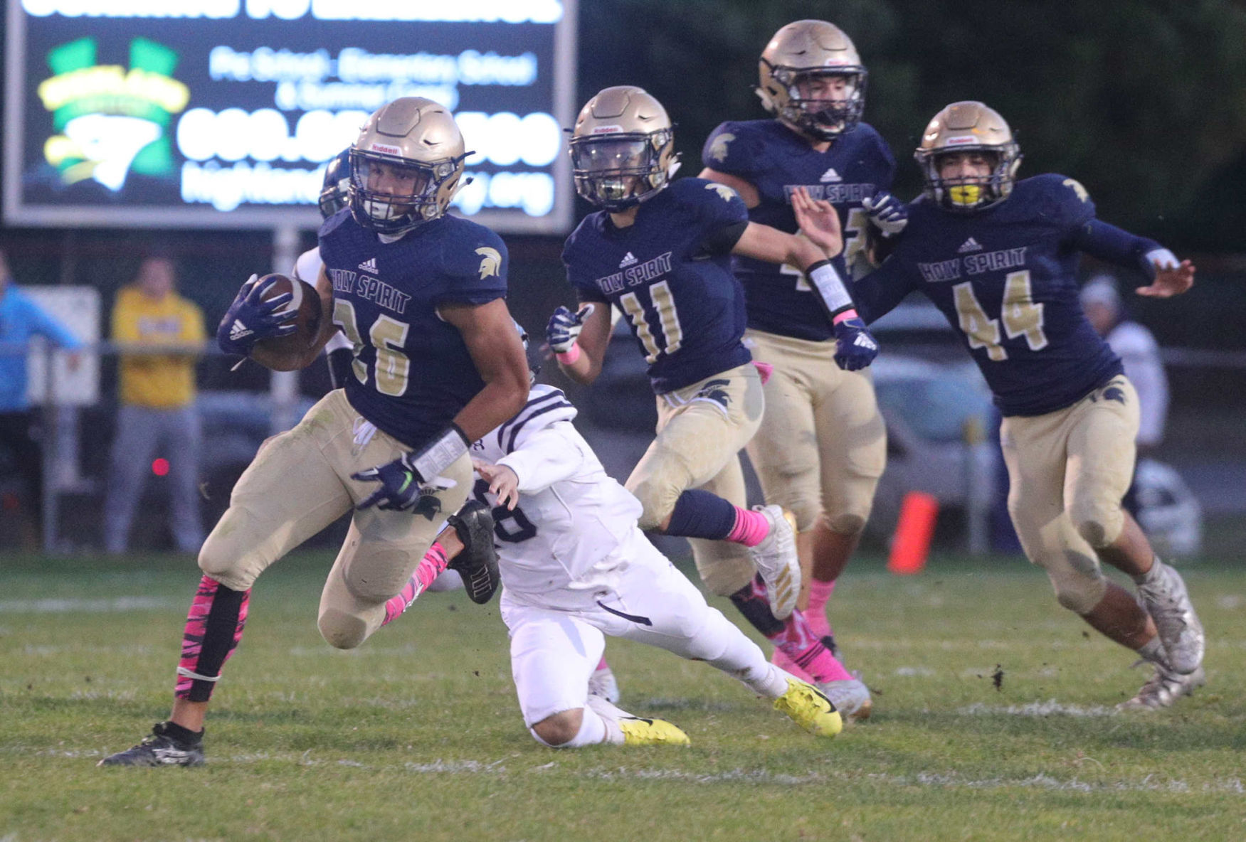 St. Augustine Prep vs Holy Spirit football game